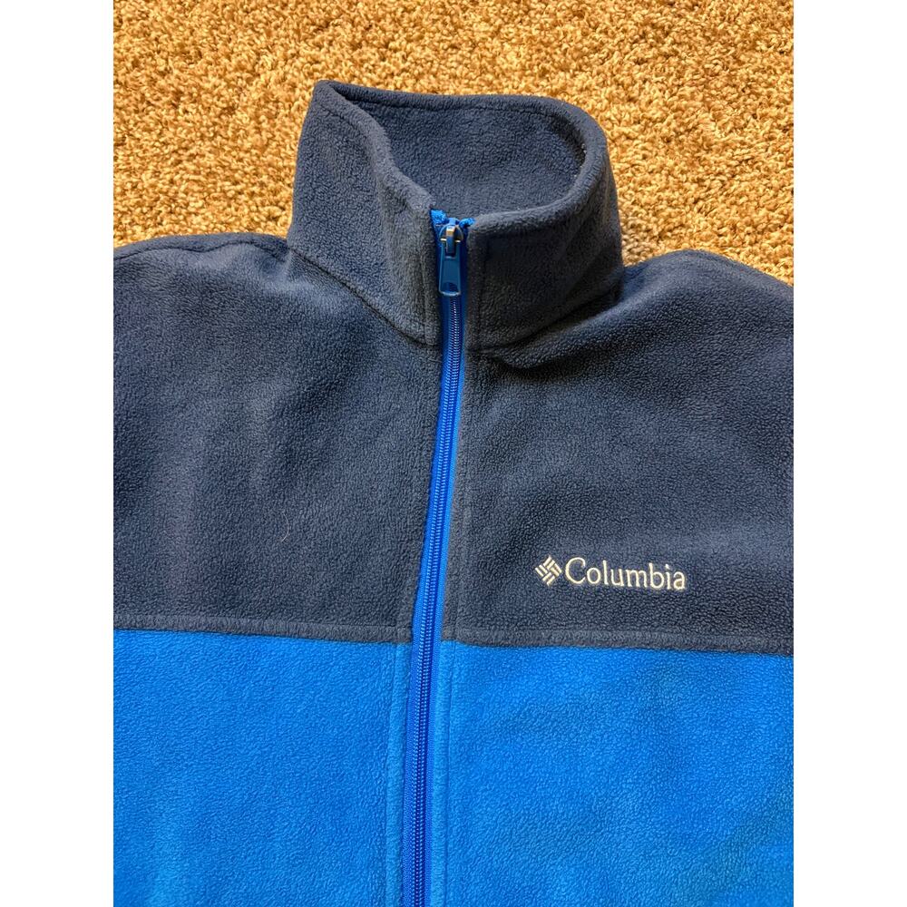 Columbia Sportswear Company Full Zip Fleece Jacket Mens Size Small Blue - Picture 5 of 10